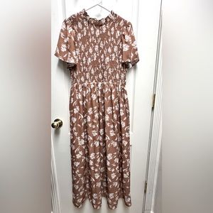 Polagram Bethany Maxi Dress in Camel